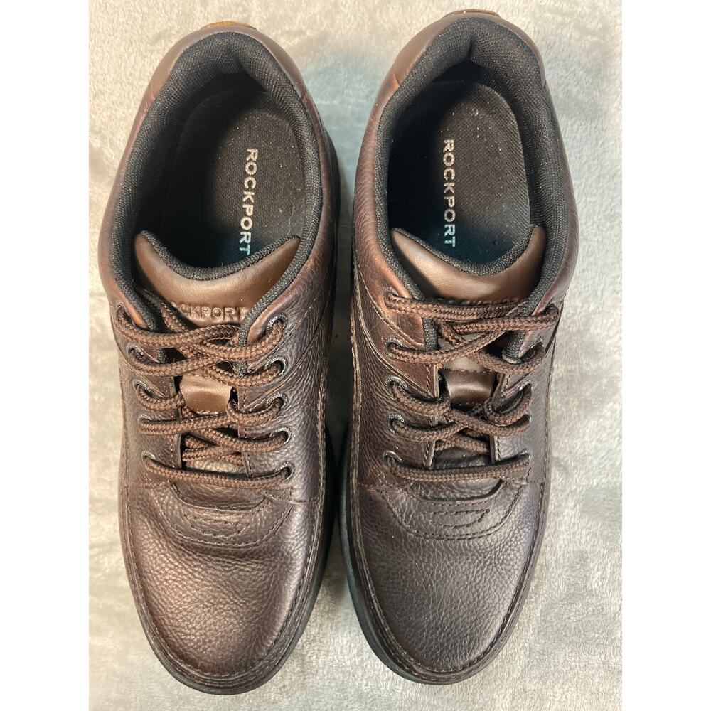 Rockport Men's Brown Leather Walking Shoes Size 10M